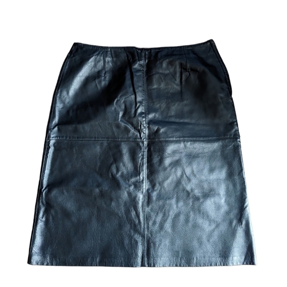 Nygard Collection 💯 Genuine Leather Skirt - Picture 3 of 7